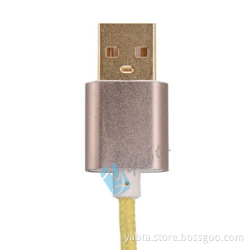 Yabta 2 In 1 Zipper Charging Cable, Green Zipper USB Charge Sync Cable for IOS8 Iphone